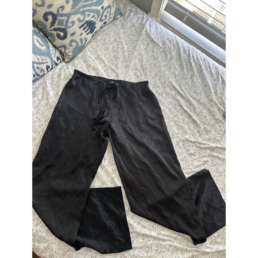 La Perla Black Silk Pajama Pants Women's 4